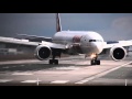 Arrival of TAM Boeing 777-300