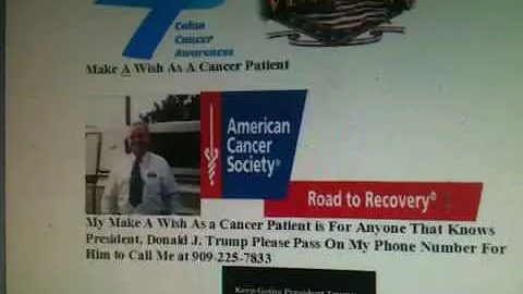 Make A Wish Cancer Veteran Patient Video