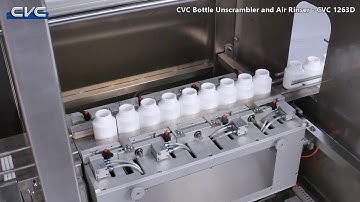 CVC 1263D Bottle Unscrambler and Air Rinser 理瓶氣洗機
