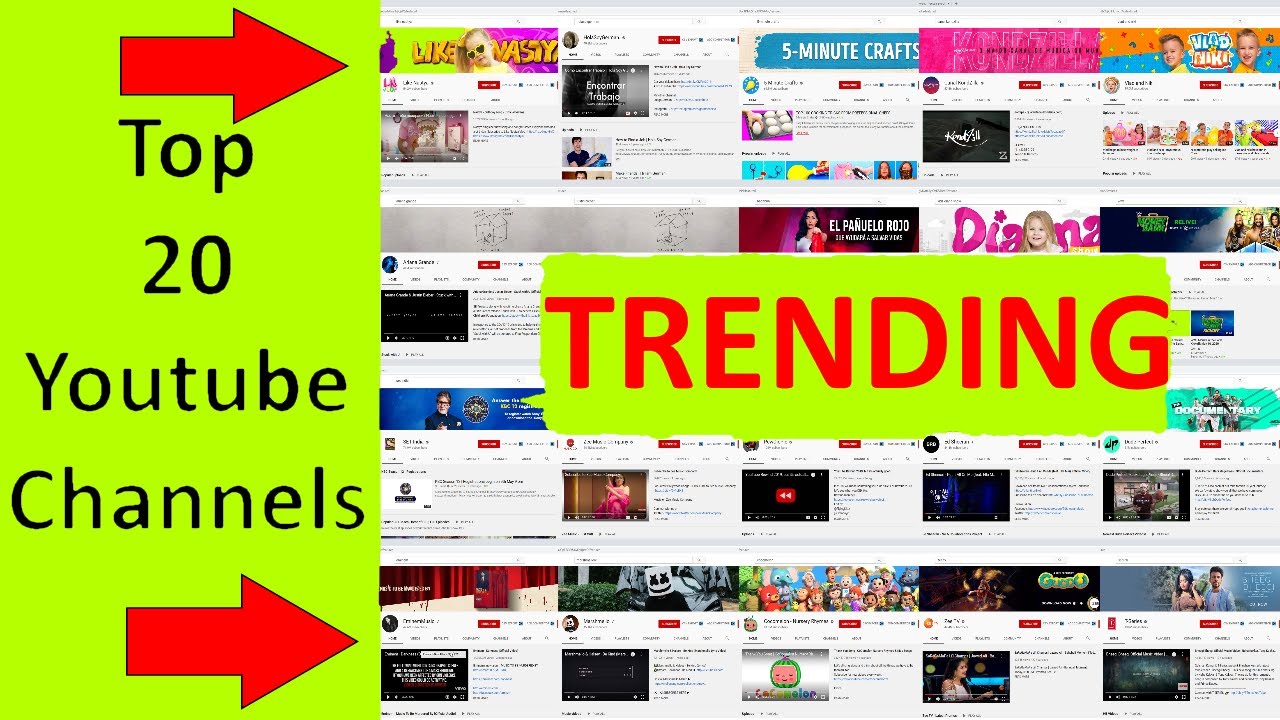 Top 20 Youtube Channels 2020 Most Subscribers Top Hits 2020 YouTube