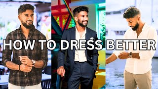 Mens Fashion 101: HOW TO DRESS BETTER