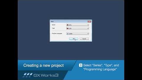 MELSOFT GX Works3 Tutorial No 1 New Project  Mitsubishi Electric