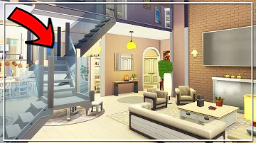 FAMILY PENTHOUSE w/ New Configurable Stairs! || The Sims 4: Speed Build (NO CC)