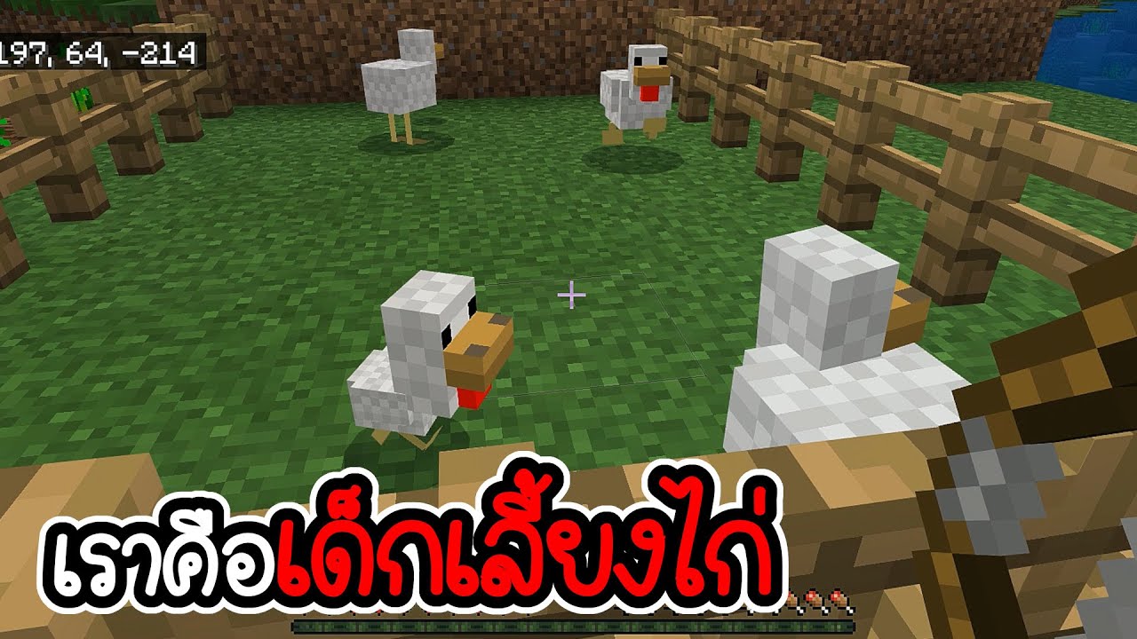 Minecraft # 2 - ทดลองเป็นเด็กเลี้ยงไก่ [ CatZGamer ]