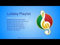 Lullaby playlist