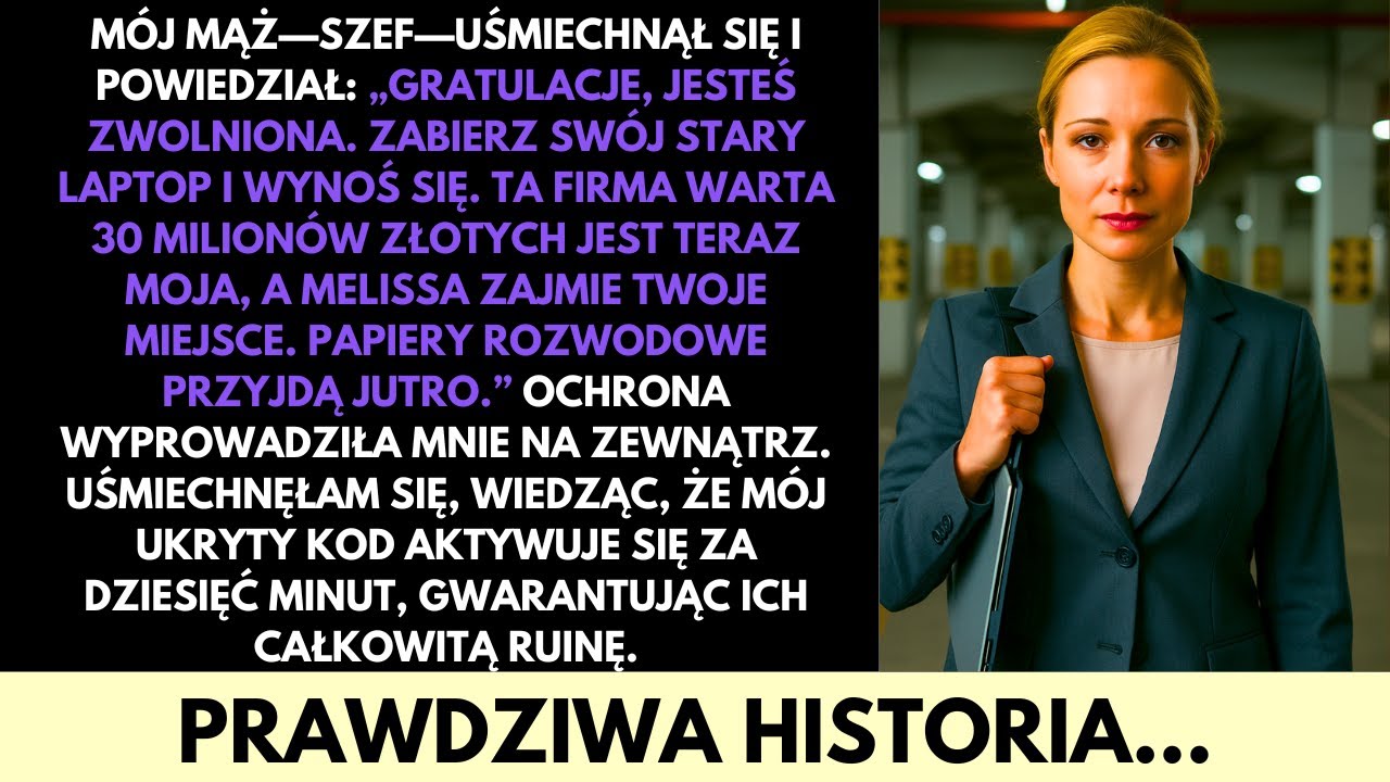 Mój Mąż-CEO Zwolnił Mnie Dla Kochanki — Mój Tajny Kod Zniszczył Jego Imperium 31,6 Miliona Złotych