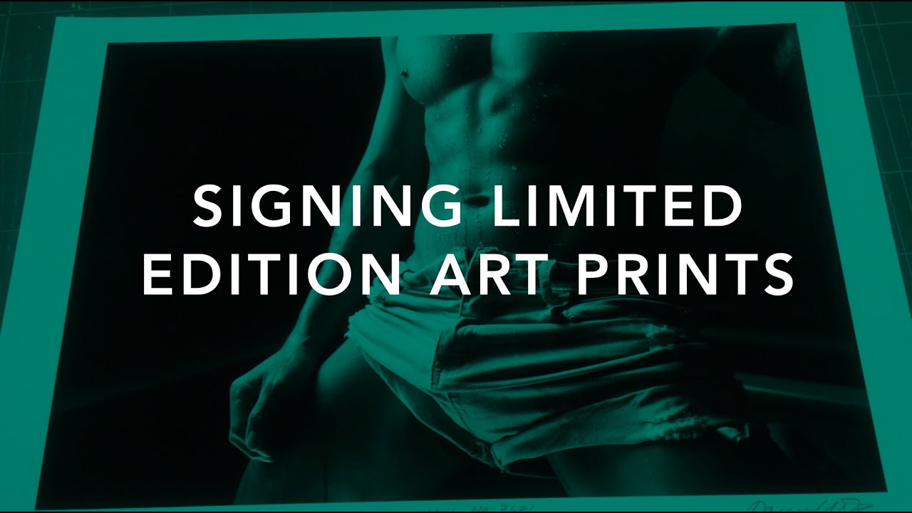Signing Art Prints YouTube