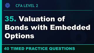 35. CFA L2 | Valuation of Bonds with Embedded Options | Fixed Income | 40 Practice Qs | 2026 Curr