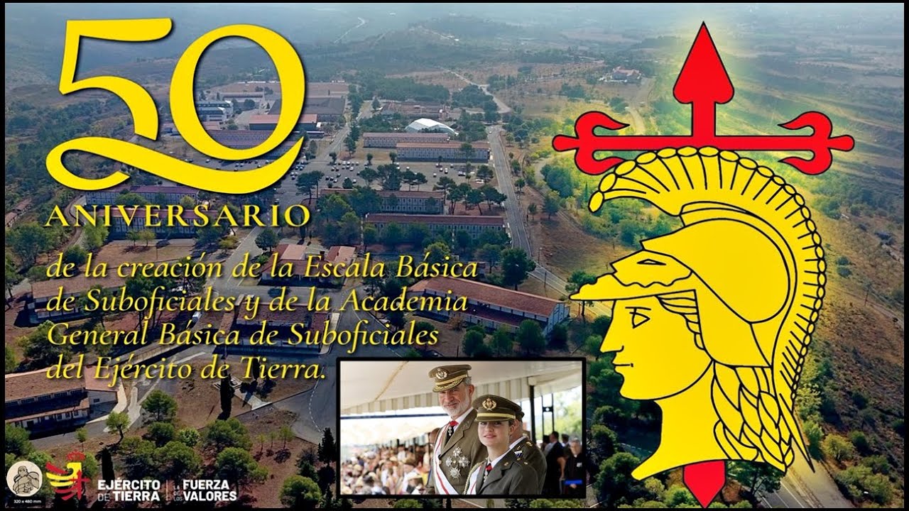 Entrega de Despachos de Empleo en la Academia General Básica de Suboficiales presidida por SM el Rey