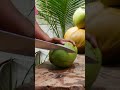 Fantastic coconut slicing technique
