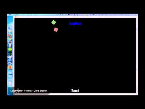 LeapMotion Project - Update 1 - Letter Blocks