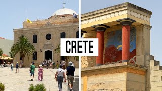 🇬🇷🧿CRETE: Knossos Palace and the Streets of Heraklion🏺