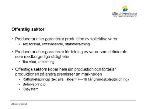 Video: Huvudsakliga Produktionsfaktorer