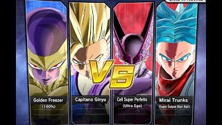 Xenoverse 2 - Requested Match Pc Ginyu Gohan&G Freezer 100% Vs Cell Ultra Ego&Trunks Ssjb Ikari