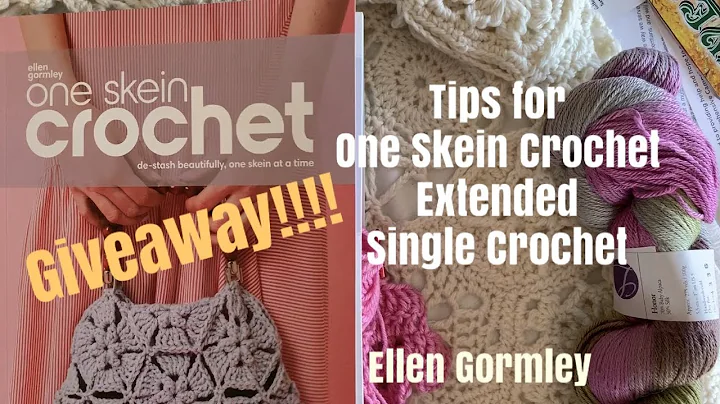 Learn To Crochet Extended Single Stitch with Only One Skein!