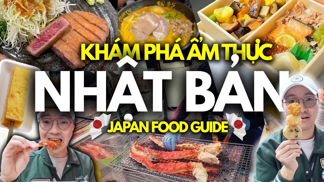 FOOD TOUR NHẬT BẢN - ĂN SẬP TOKYO & OSAKA | DU LỊCH ẨM THỰC NHẬT BẢN