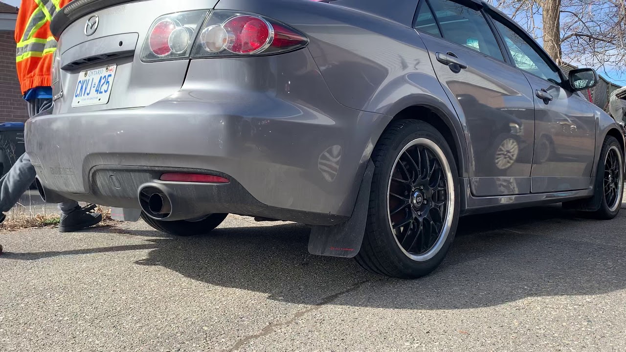 Mazdaspeed6 DIY muffler delete & exhaust clip YouTube
