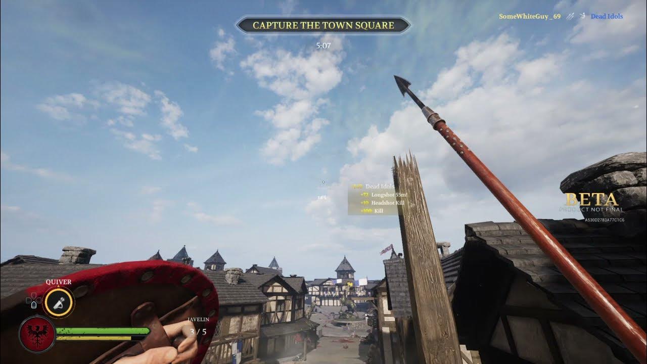 Chivalry 2 55m Javelin Headshot! YouTube