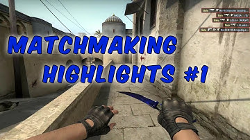 CSGO ☆ Matchmaking/ESEA Highlights #1