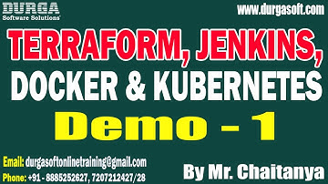 TERRAFORM, JENKINS, DOCKER & KUBERNETES tutorials || by Mr. Chaitanya On 04-12-2025 @6AM (IST)