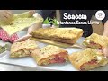 SCACCIA ISTANTANEA senza Lievito FOCACCIA sottile e croccante a Strati