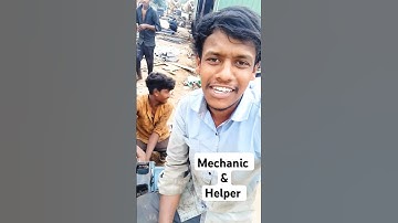 Mechanic & Helper #funny #funnyshorts #funnyvideo #youtube #mechancial #automobile #youtubeshorts