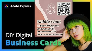 Designing a Digital Business Card with Goldie Chan | Adobe Express