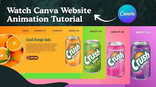 Create Stunning Website Animation in Canva | Step-by-Step Tutorial #canva #productanimation