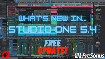 Studio One 5.4 Overview
