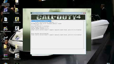 call of duty 4 problem help me