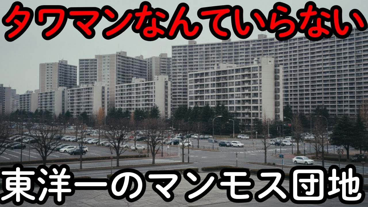 「東洋一のマンモス団地」が直面する残酷な未来。なぜ今「高さ110mのタワマン」を建てるのか！？
