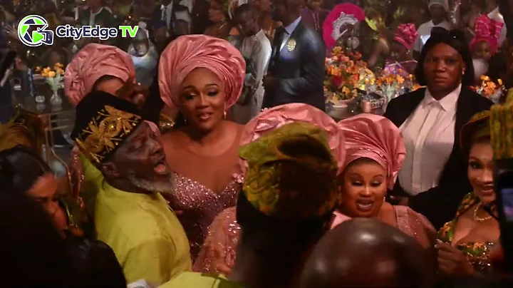 GRAND ARRIVAL OF PRISCILLA OJO & JUMA JUX AT THEIR WEDDING RECEPTION PARTY