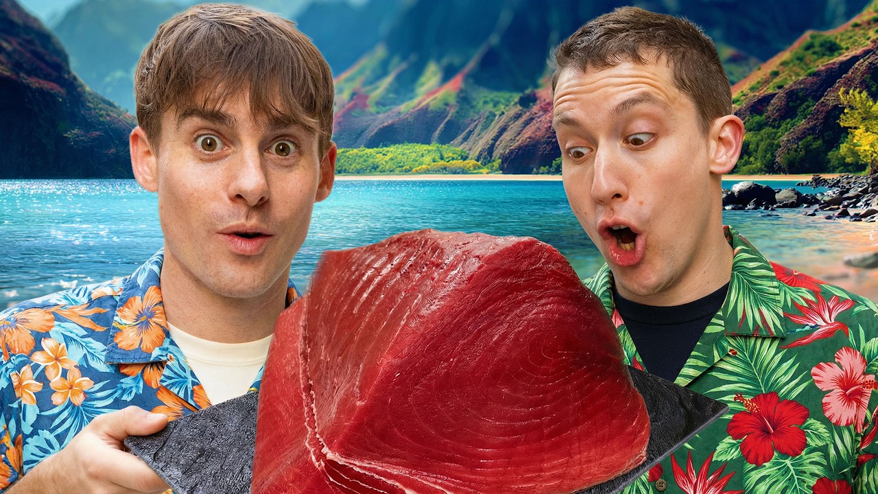 Two Brits try Hawaiian Poke!