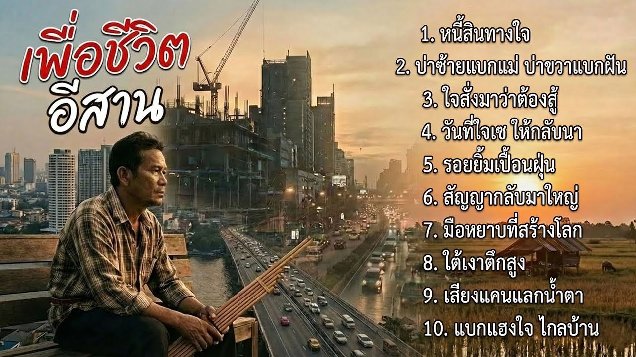 ใหม่ล่าสุด - รวมเพลงอีสานเพื่อชีวิต - ฟังเพลินยาวๆ【LONGPLAY】ไม่มีโฆษณาคั่น - Vol.4