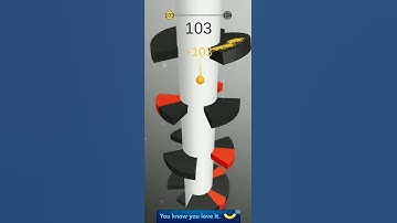 Helix Jump Completing Level 103 Gameplay! Game by Voodoo and h8games! Time for Tech and Games!