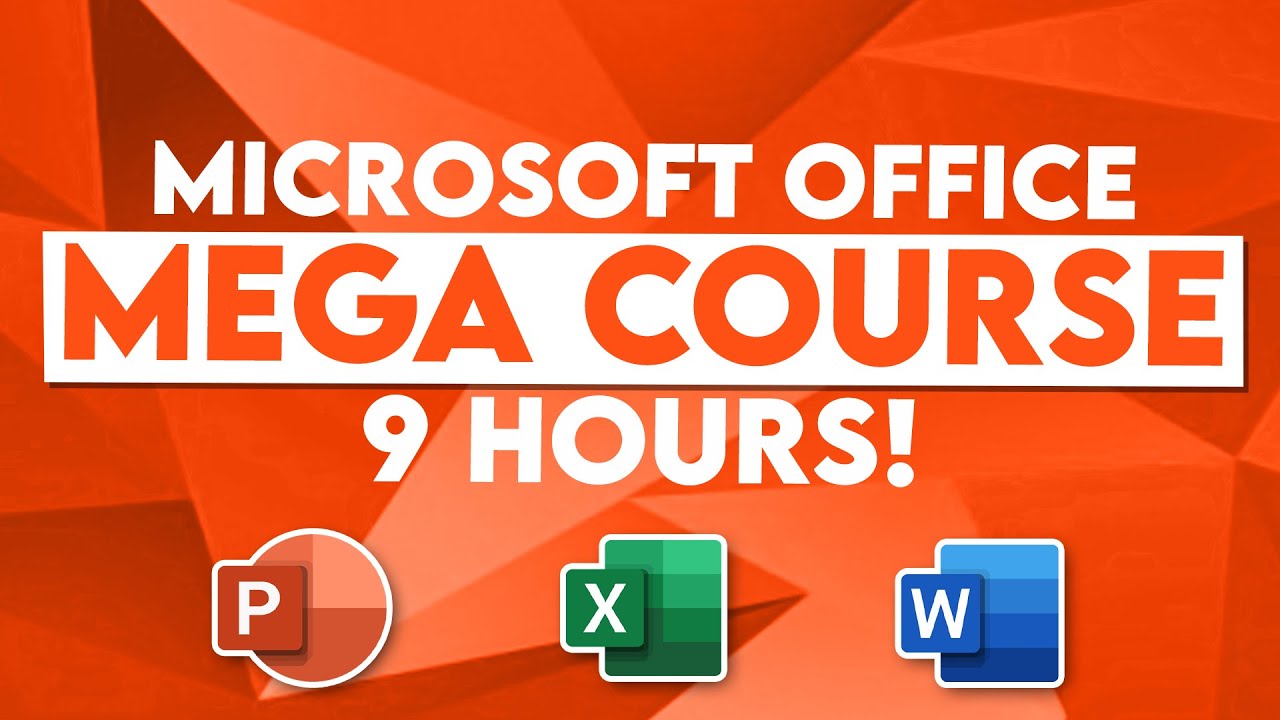 Microsoft Office Tutorial: Learn Excel, PowerPoint and Word - 9 HOUR MS  Office Course - YouTube