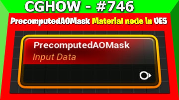 Mastering the PerecomputedAOMask Material Node in UE5 | Complete Node Series