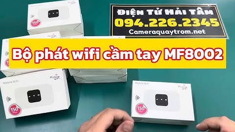 Bộ Phát WiFi Cầm Tay MF8002 Giá 750K Tốc Độ Cao Cho 10 Thiết Bị Di Động Kết Nối Cùng Lúc