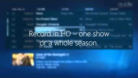 Windows Media Center TV Watch