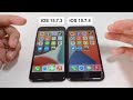iOS 15.7.4 vs iOS 15.7.3 on iPhone 7 SPEED COMPARISON