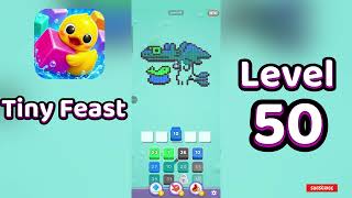Tiny Feast Level 50 Walkthrough | Satisfying Gameplay | MiniBoss