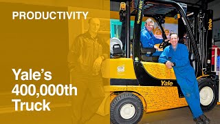 Yale 400,000th forklift truck from Craigavon plant  #Yale400K