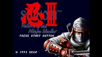 Shinobi 3 | Sega Genesis | Demo Mode & Infinite Shurikens Trick