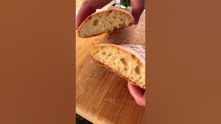 CIABATTA BREAD! Easy! RECIPE IN DESCRIPTION