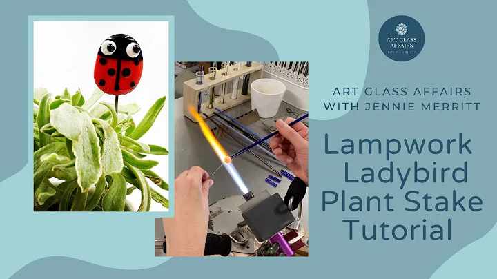 Lampwork Ladybird Plant Stake Tutorial