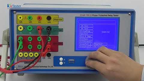 3 Phase relay tester ZCAR-702 / Kvtester     Tina Yang : +86 136 3862 1649