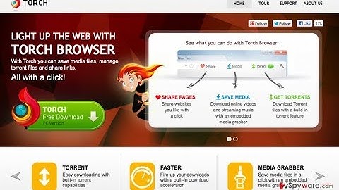 اسرع متصفح مجاني لتحميل الفيديوهات من اليوتيوب والفيس بوك -متصفح تورش Torch