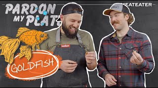 ⁣Seth Morris and Spencer Neuharth Eat Goldfish | S2E04 | Pardon My Plate