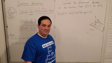Multivariable Calculus -- Directional Derivatives and The Gradient