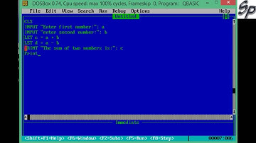 How To Add & Subtract On QBASIC (For Beginners)